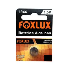 Bateria Alcalina 1,5V Lr44 Blister Foxlux