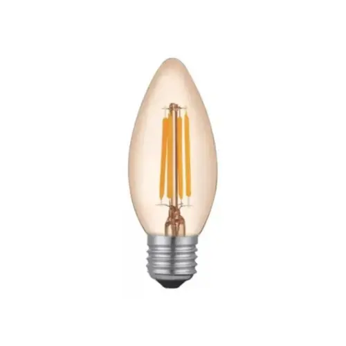 Lampada Led Filamento C35 4W 2200K E27 Bivolt Nordecor