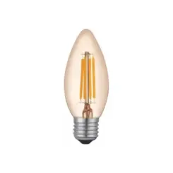 Lampada Led Filamento C35 4W 2200K E27 Bivolt Nordecor