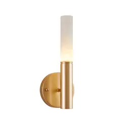 Arandela Led Zana 3W 3000K Ouro Champagne Marmore Nordecor