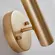 Arandela Led Zana 3W 3000K Ouro Champagne Marmore Nordecor