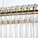 Pendente Led Cristal Gouli 30X90Cm 36W 2700K 2893 Ouro Brilho Nordecor