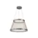 Pendente Led Beys Ø68Cm 50W 3000K Cinza/Dourado Nordecor