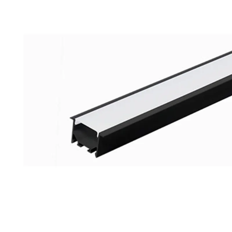 Perfil de Embutir Linear 14X7Mm 3M Preto Nordecor