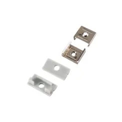 Kit Tampa E Garra para Perfil Sobrepor 11X20Mm 10Un (4233) Nordecor
