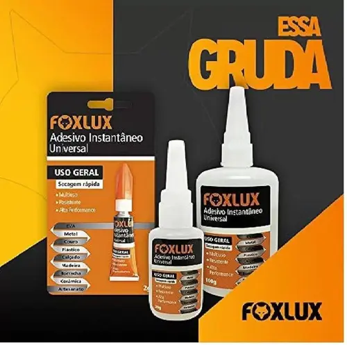 Adesivo Cola Instantanea Universal 20g Foxlux
