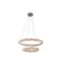Pendente Led Cristal Kazy 53/80Cm 62W 3000K 2883 Ouro Brilho Nordecor