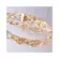 Pendente Led Cristal Kazy 53/80Cm 62W 3000K 2883 Ouro Brilho Nordecor