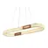 Pendente Led Cristal Gulty 30X96Cm 40W 3000K 2900Ouro Brilho Nordecor