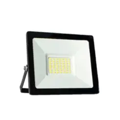 Refletor Led Slim 50W 6500K IP65 Preto Nordecor
