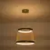Plafon Led Beys Ø41Cm 40W 3000K Cinza/Dourado Nordecor