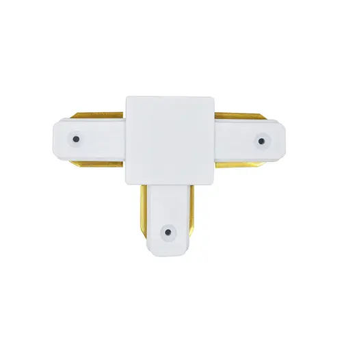 Conector Para Trilho de Sobrepor T Metal e PVC Branco Nordecor