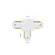 Conector Para Trilho de Sobrepor T Metal e PVC Branco Nordecor