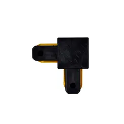 Conector Para Trilho de Sobrepor L Metal e PVC Preto Nordecor