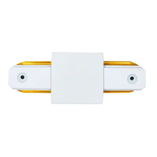 Conector Para Trilho de Sobrepor I Metal e PVC Branco Nordecor