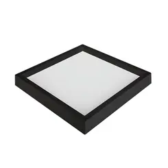 Painel Led Kais Sobrepor 36W 4000K 40x40 Preto Nordecor