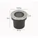 Embutido de Solo Led Vinne Of Redondo 5W 3000K 24° IP67 Aco Inox Preto Nordecor ****