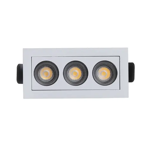 Spot Downlight Embutir Powerus 38° 3 Led 6W 3000K Irc>90 Branco Nordecor