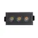 Spot Downlight Embutir Powerus 38° 3 Led 6W 3000K Irc>90 Preto Nordecor