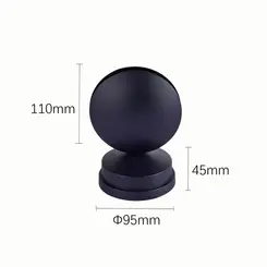 Spot Led Sobrepor Auster 10° 6W 3000K Preto Nordecor