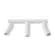 Spot Piere Sobrepor 3XDicroica Mr16 Branco Nordecor