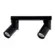 Spot Piere Sobrepor 2XDicroica Mr16 Preto Nordecor