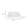 Painel Led Kais Embutir 36W 3000K 40x40 Branco Nordecor