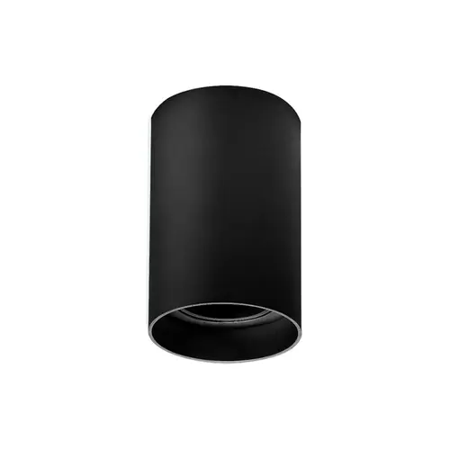 Spot Loch Sobrepor Redondo Ar70 Preto Nordecor