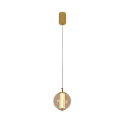 Pendente Led Janni 15Cm 10W 3000K Dourado Fosco Nordecor