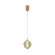 Pendente Led Janni 15Cm 10W 3000K Dourado Fosco Nordecor