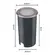 Embutido de Solo Pinne Redondo 1W 3000K Bivolt Preto Nordecor