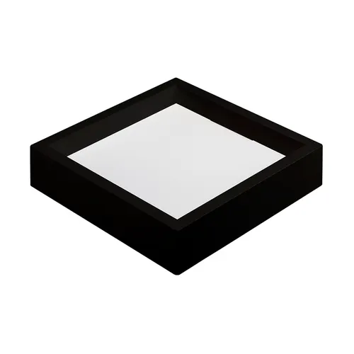 Painel Led Kais Sobrepor 18W 3000K 21x21 Preto Nordecor