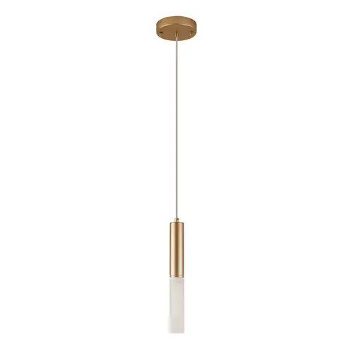 Pendente Led Zana 3W 3000K Ouro Champagne Marmore Nordecor