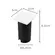 Embutido de Solo Led Siva Quadrado 1W 3000K IP67 Branco Nordecor
