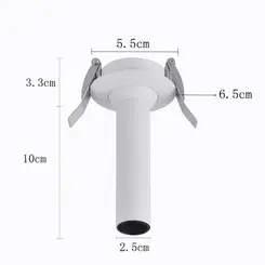 Spot Led Lea Embutir 24° 13,3Cm Irc97 5W 2700K Branco Nordecor