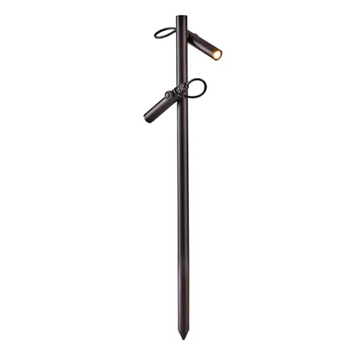 Mini Espeto Led Kewe Ip67 40Cm 36° 2X 1W 3000K Preto Nordecor