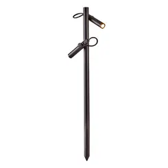 Mini Espeto Led Kewe Ip67 40Cm 36° 2X 1W 3000K Preto Nordecor