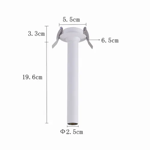 Spot Led Lea Embutir 24° 23Cm Irc97 5W 2700K Branco Nordecor