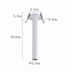 Spot Led Lea Embutir 24° 23Cm Irc97 5W 2700K Branco Nordecor