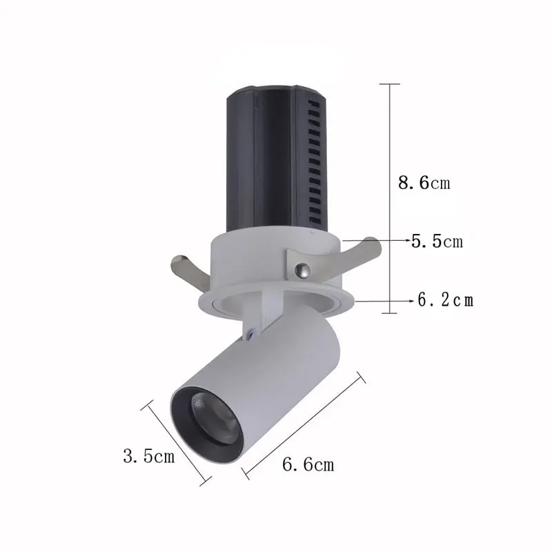 Spot Led Aiva Embutir 24° Irc97 7W 2700K Branco Nordecor