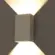 Arandela Led Siki 10W 3000K IP65 Preto Nordecor
