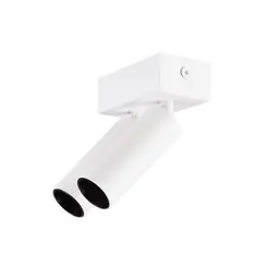 Spot Led Kona Sobrepor 24° Irc97 2X3W 2700K Branco Nordecor