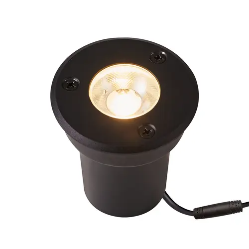 Embutido de Solo Led Venna I5W 2700K 24V 24° IP67 Preto Nordecor