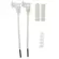 Kit Rabicho Para Fita Neon 12V(7036/37/38/39/40/41 E 7214) Nordecor