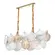 Pendente Musche Ori 30X90Cm 36X E14 2906 Ouro Brilho Nordecor