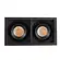 Spot Led Aiva Duo Embutir Irc97 2700K 2X7W Preto Nordecor