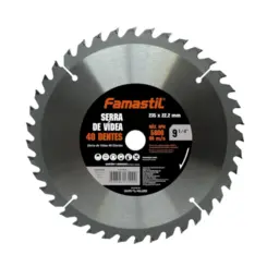 Serra Videa 9.1/4- 40 Dentes  235X22,2MM Famastil