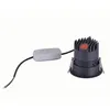 Spot Led Zagle Embutir 24° Irc97 10W 2700K Preto Nordecor