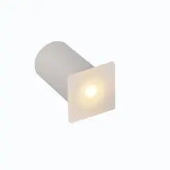 Mini Balizador Led Kinne Quadrado 1W 3000K IP65 Branco Nordecor
