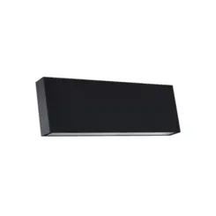 Arandela Led Voky 12W 3000K 120° IP65 Preto Nordecor